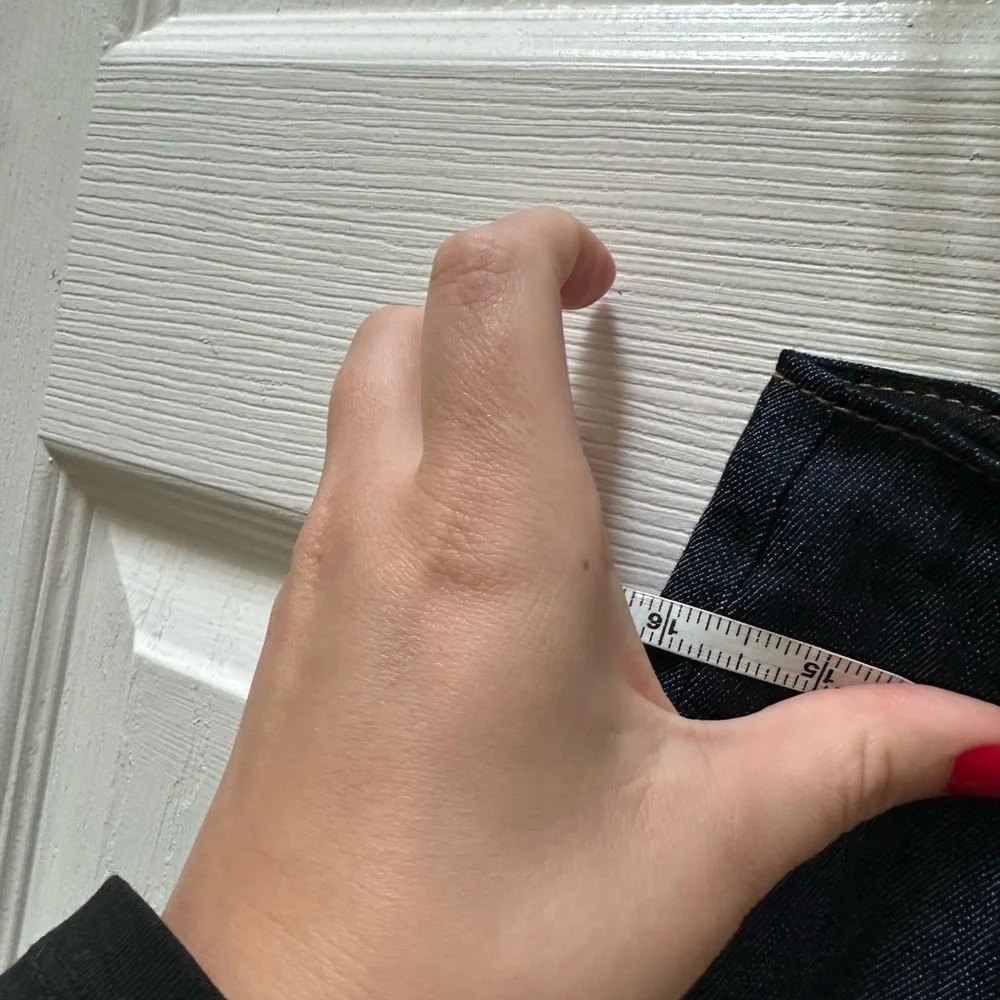 Cinq à Sept Loren Flare Leg Crop Denim Pants dark blue jeans 12 - Picture 6 of 10